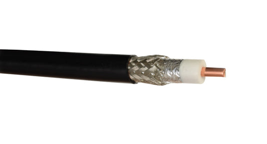 CA195 CA195 Cable Coaxial Tipo LMR195 de Color Negro por Unidad de Metro, Disponible en Bobina de 300 Metros, Perteneciente a la Serie 195