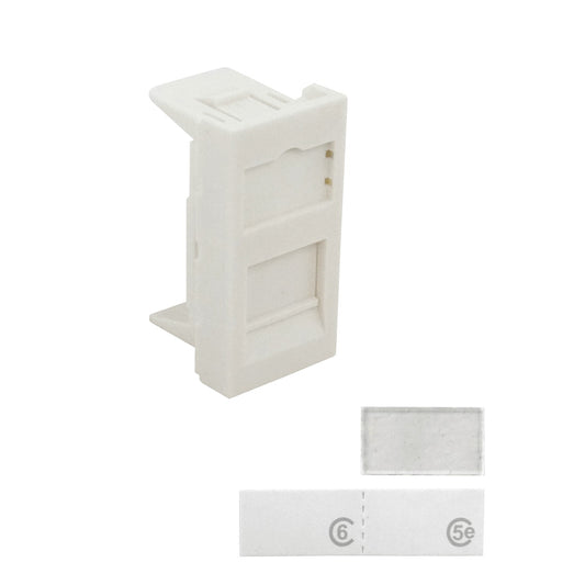 FPEU FURUKAWA Adaptador Europeo 45x22,5mm Blanco para Keystone 35050250