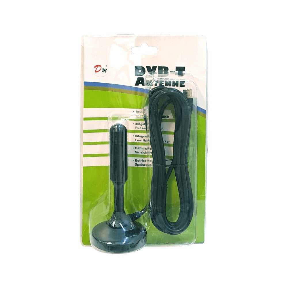 TV-20 Antena Televisiva HD Digital 470-862MHz Base-Imanada F-M-3mt DVB-T