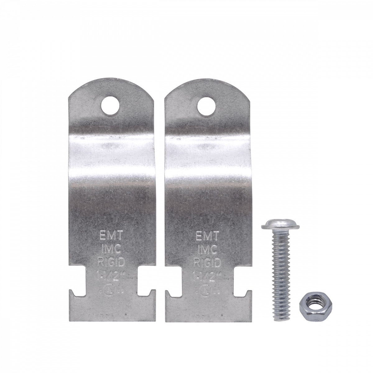 EMT15-RUC 1-1/2-Pulgadas 1,5P 40mm Sujeción para Riel Strut para Tubería Conduit Rígida 32x87mm