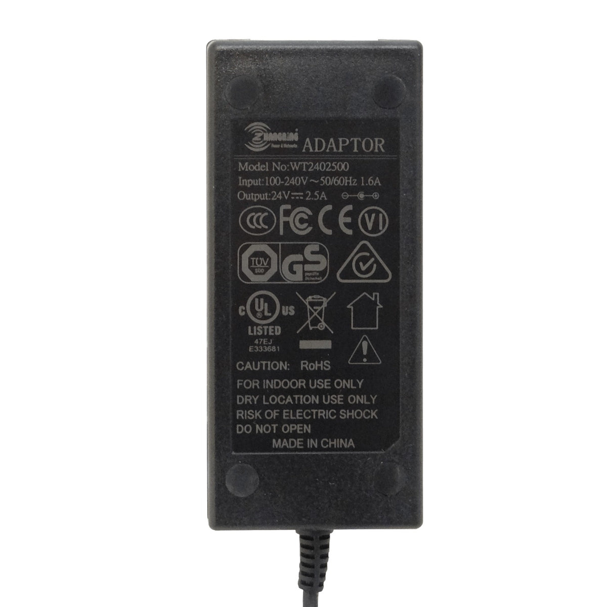 24HPOW MIKROTIK 24VDC 2,5A Alimentador Eléctrico necesita-Cable-C13 Transformador Plug-5,5x2,1mm