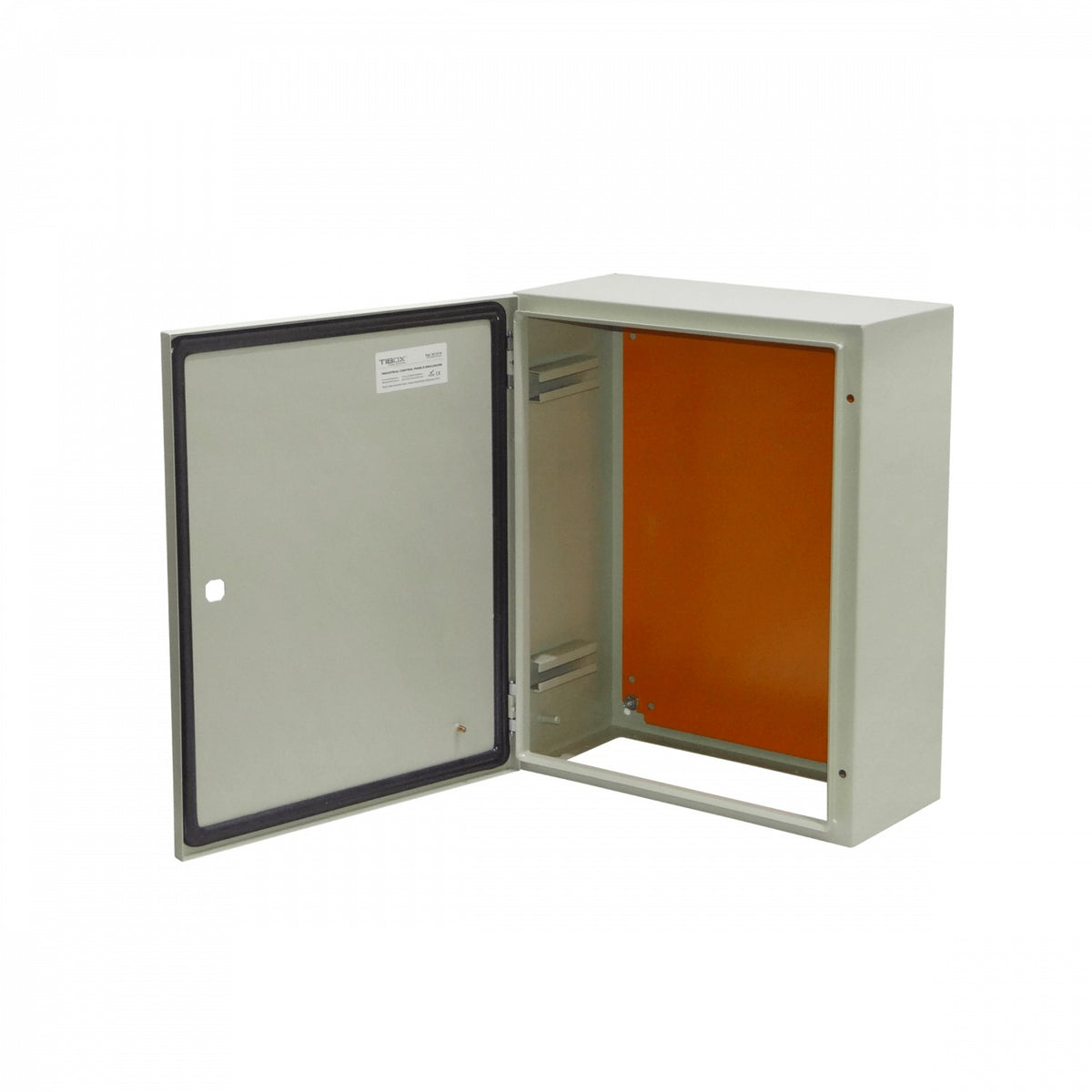ST4-520 TIBOX 500x400x200mm 1-puerta-sin/Cerradura Caja Metálica IP66 Beige