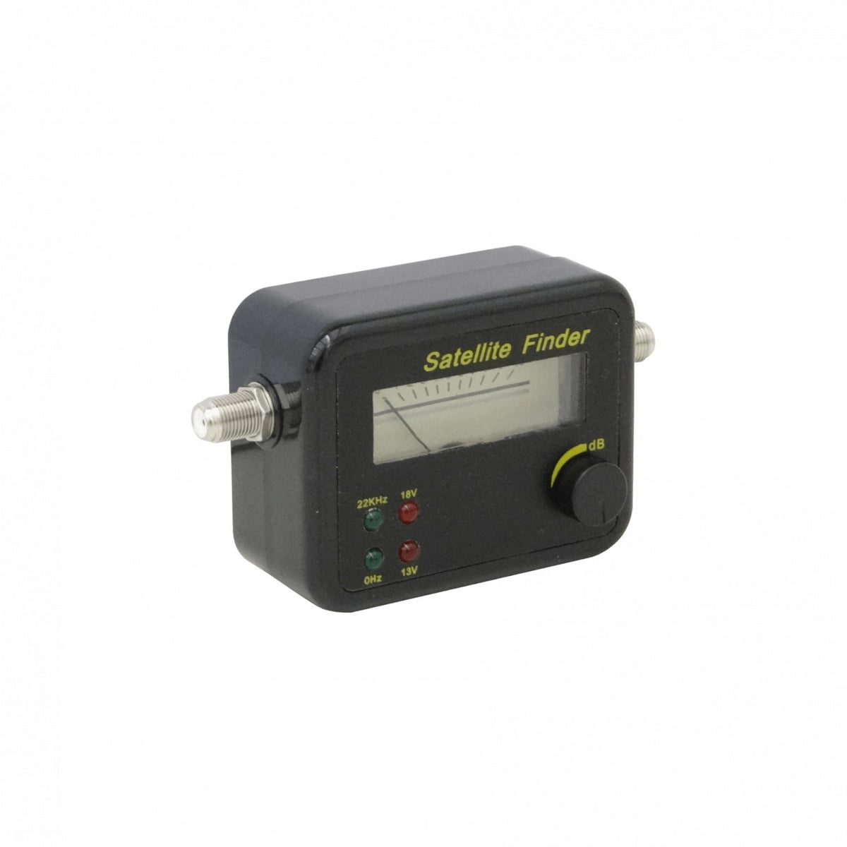SAT-FINDER Localizador Satelital Medidor de Satélite 2 Conectores F-Hembra 950-2150MHz 13-18VDC