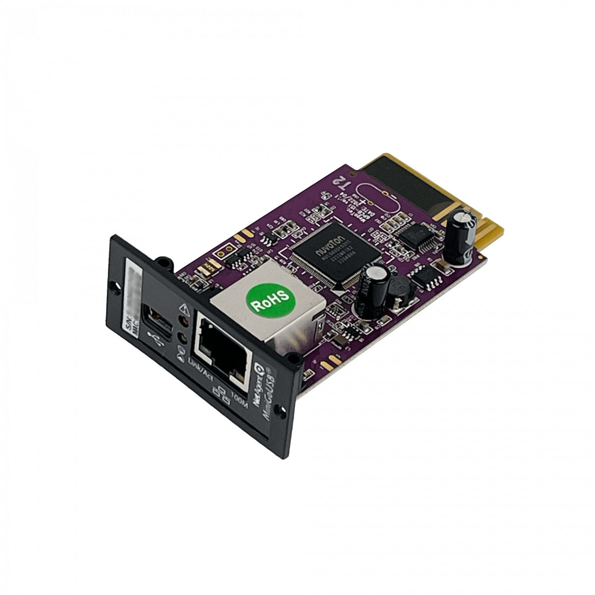 SNMP-13 ENERSAFE Tarjeta de Gestión SNMP Monofásica para ESOLT-E 1-40KVA IP 1-100 USB-Mini