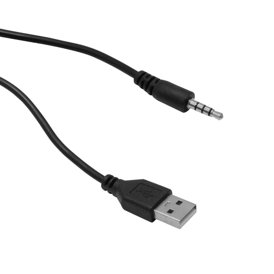 USB-35 USB-Tipo-A a 4pin-3,5mm-Macho Cable Pasivo 90cm