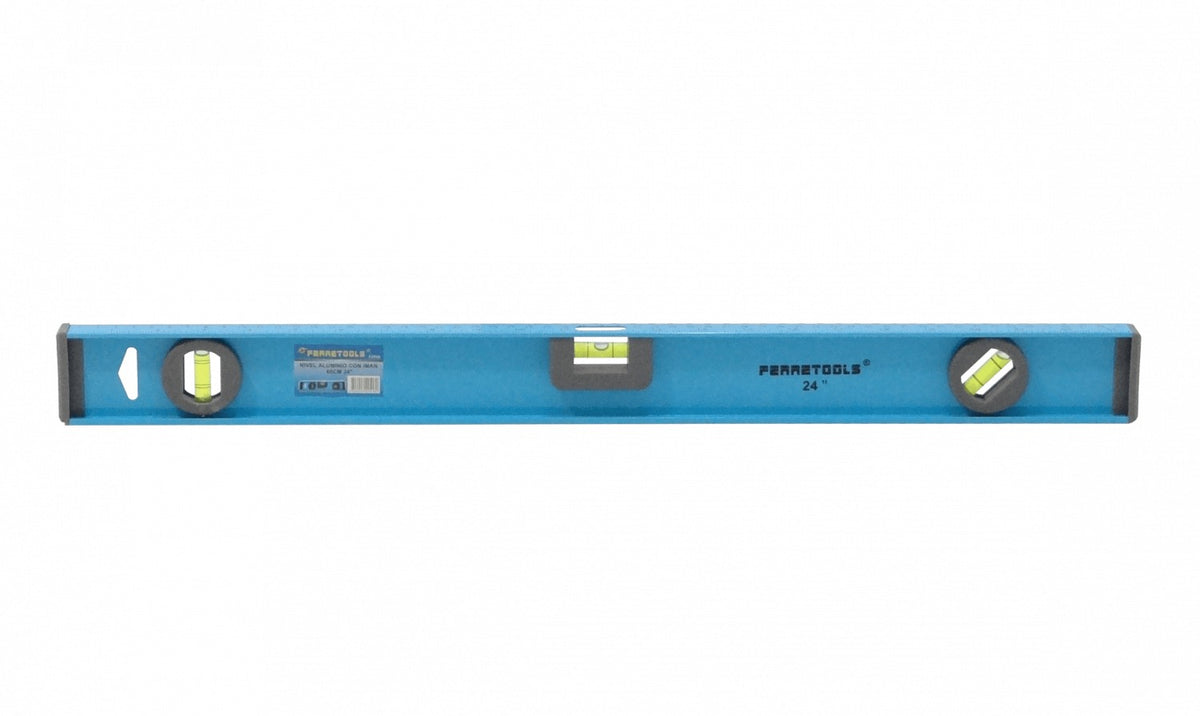 NIVELADOR-24 24-pulgadas 60cm Mide inclinacion 3-burbujas