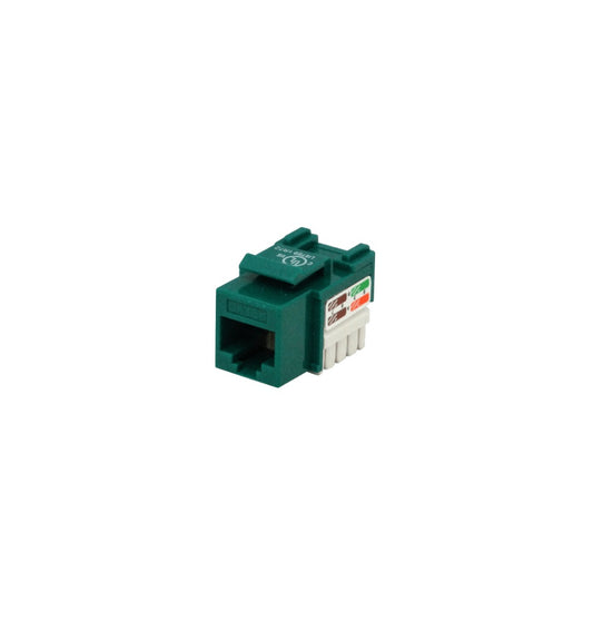 KP5VL LINKMADE Verde Cat5E U/UTP Punchable Keystone Conector Hembra RJ45