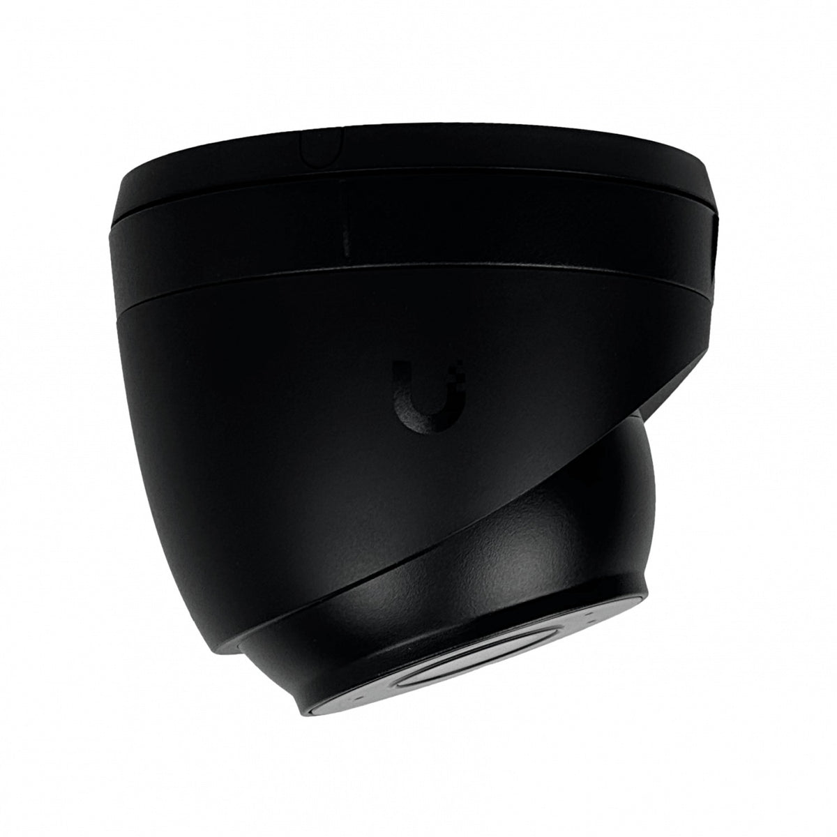 TURRET-ULTRAB. Cámara IP tipo mini domo en color negro, requiere PoE, lente con ángulo vertical de 55°, resolución 2K, clasificación IK04 e IP66, con infrarrojos, micrófono y altavoz, modelo G5-TURRET-ULTRAB, marca UBIQUITI.