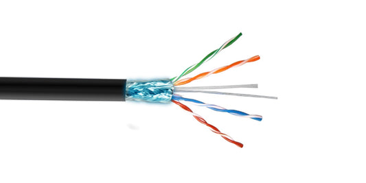 CBXL-SN3 LINKMADE 300mt Cat5E F/UTP Exterior PE Solid Unifilar Cable Negro