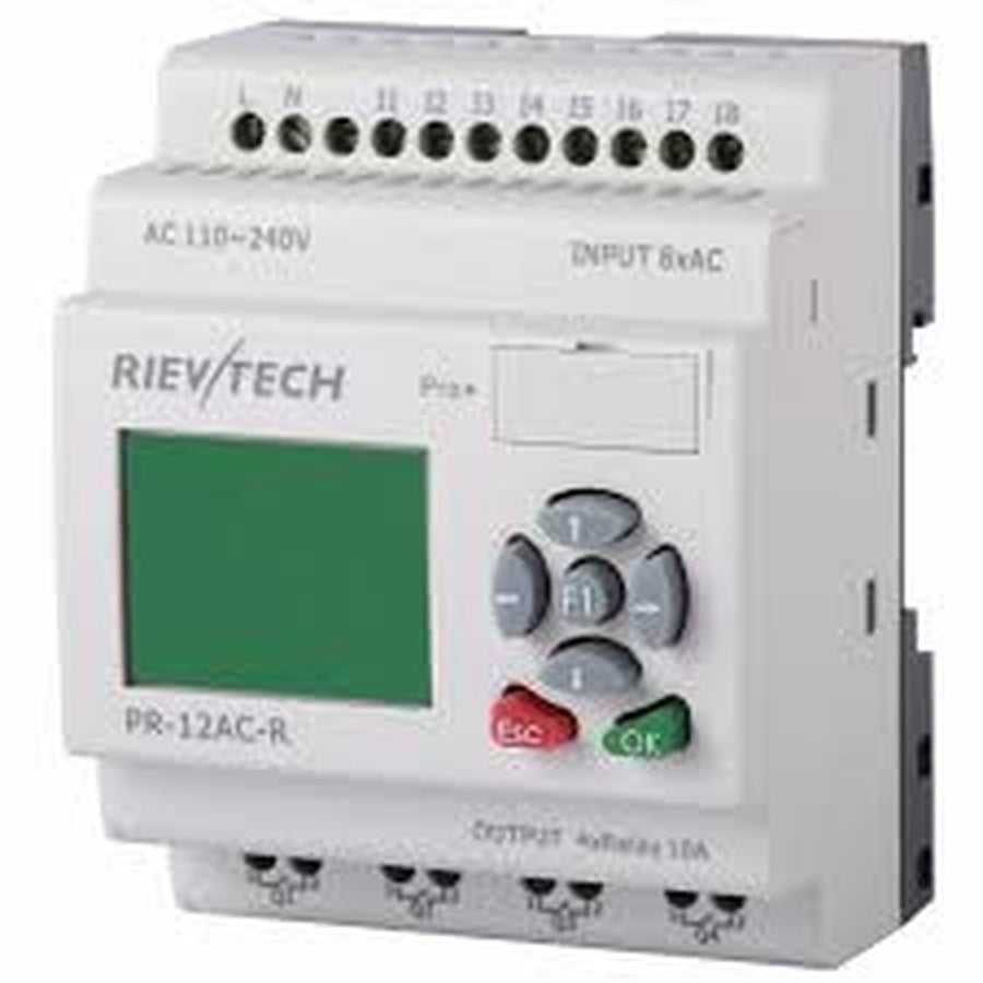 PLC programable AC 8 entradas 4 salidas