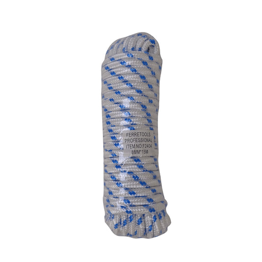 SOGA8-15M Cuerda de 8mm de Diámetro por 15 metros de Longitud, resistente a rayos UV