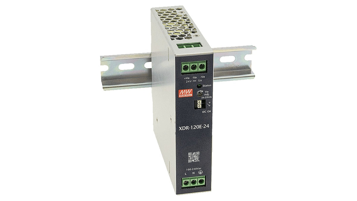 Fuente Delgada riel DIN 120W Serie XDR-120E - 36V