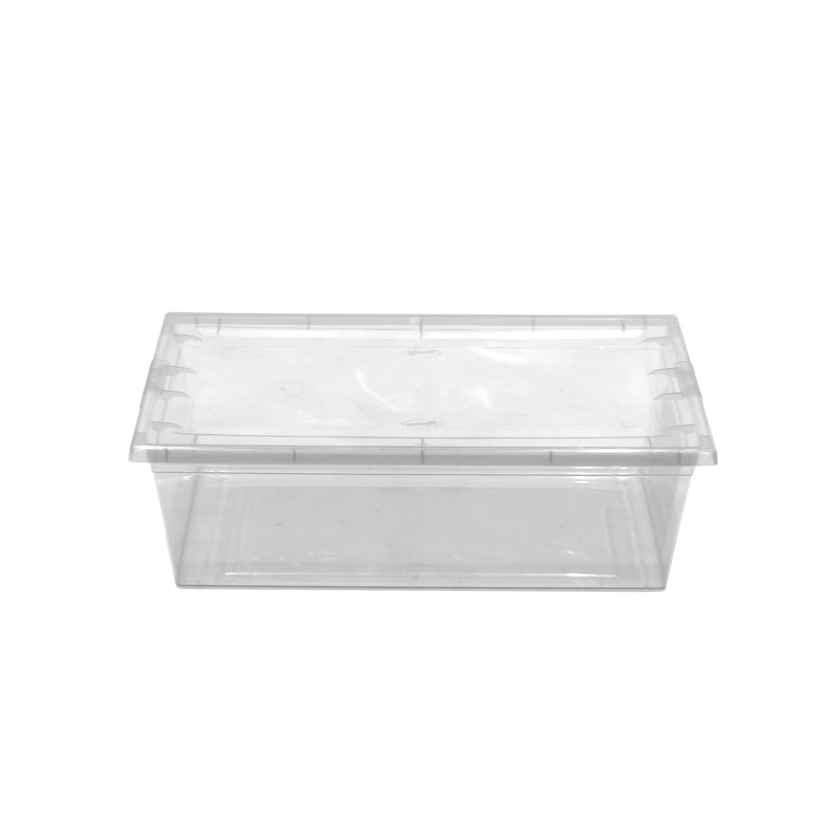 PLA-6 WENCO Recipiente con Cubierta 6Lts Transparente 21x34cm 11cm-Altura Rectangular