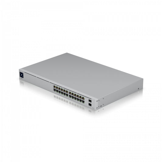 USW-PRO-24. UI 24 puertos 1000 2 SFP+ 10G USP opcional requiere UniFi Switch Administrable para Rack USW-PRO-24-EU UBIQUITI