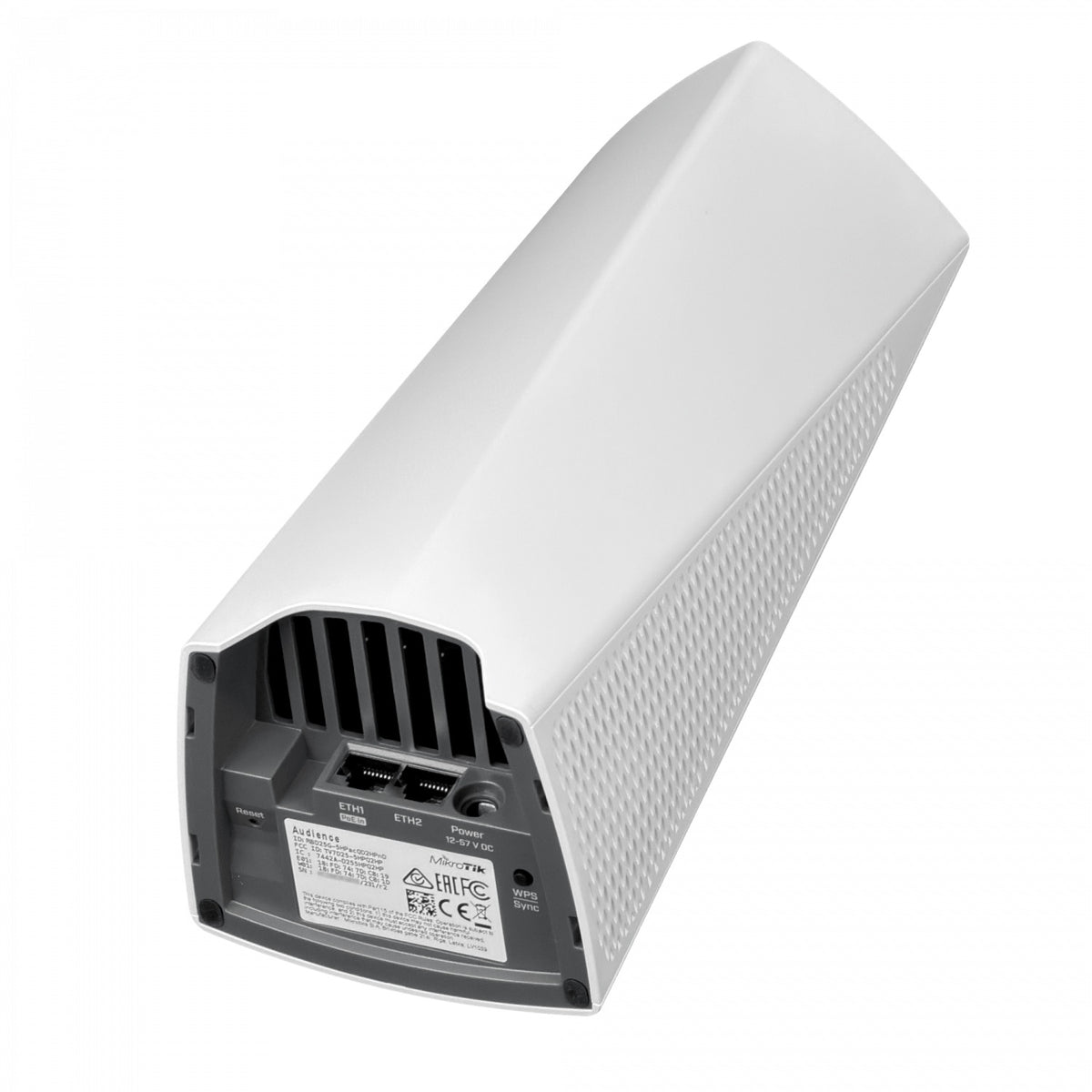 AUDIENCE MIKROTIK Punto de acceso AC2100 MU-MIMO tribanda (2,4 GHz y dos 5 GHz), alcance 2-1000 m, RouterOS nivel 4, incluye fuente 24 V