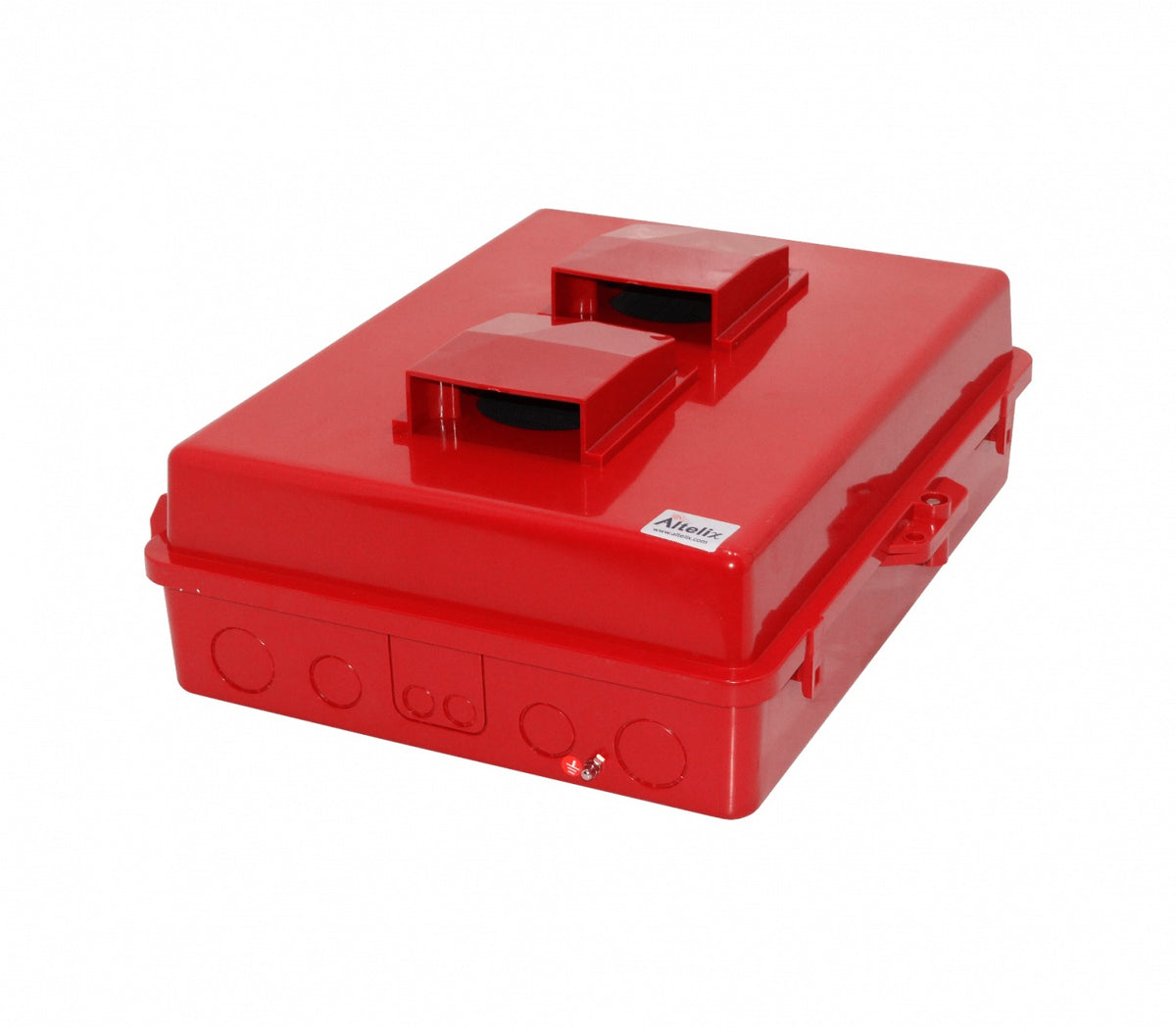 NP171406RV ALTELIX Ventilada Carmesí 432x355x152mm IP55 Cofre Exterior NEMA3 PC+ABS