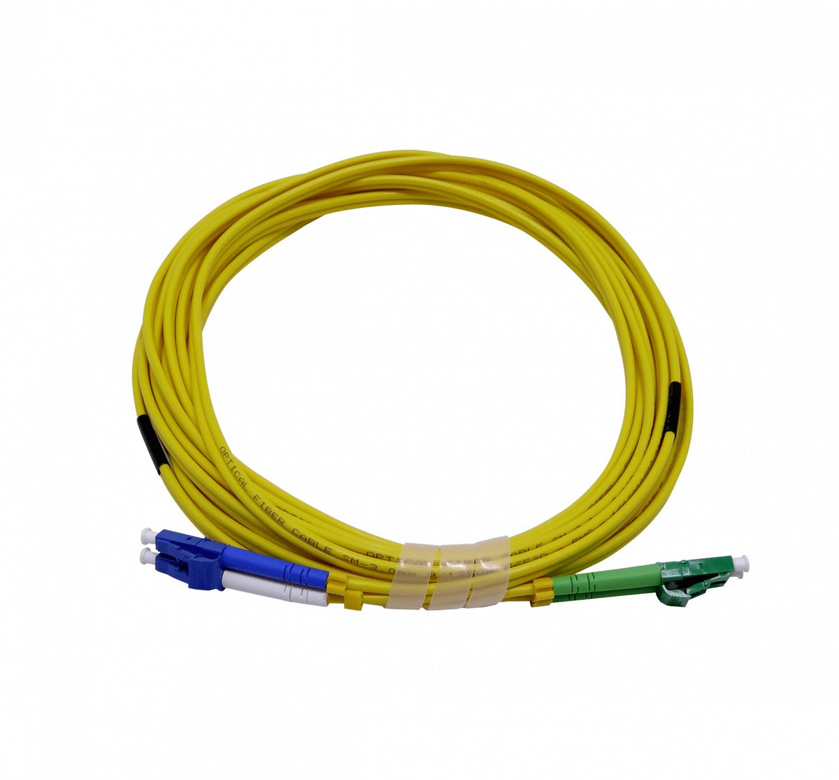JFSBL5 5 Metros Monomodo SM LC/UPC a LC/APC Latiguillo Dúplex de Fibra Óptica 3,0 mm 9/125