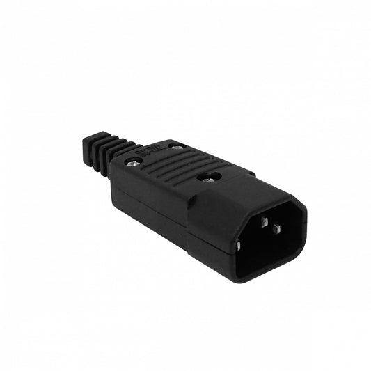 CMV Conector Hembra C14 para Cable de Poder de PC 10A Color Negro
