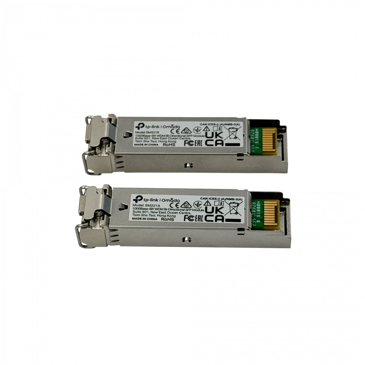 SM321A-SM321B. TP-LINK Pareja SFP WDM Bidireccional 1550nm/1310nm 2km 1,25GBPS Monomodo