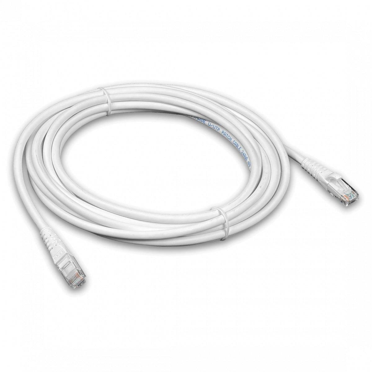 CP6W-50L LINKMADE Cable de conexión multifilar Cat6 U/UTP de 5 metros, color blanco, con cubierta LSZH e inyectado