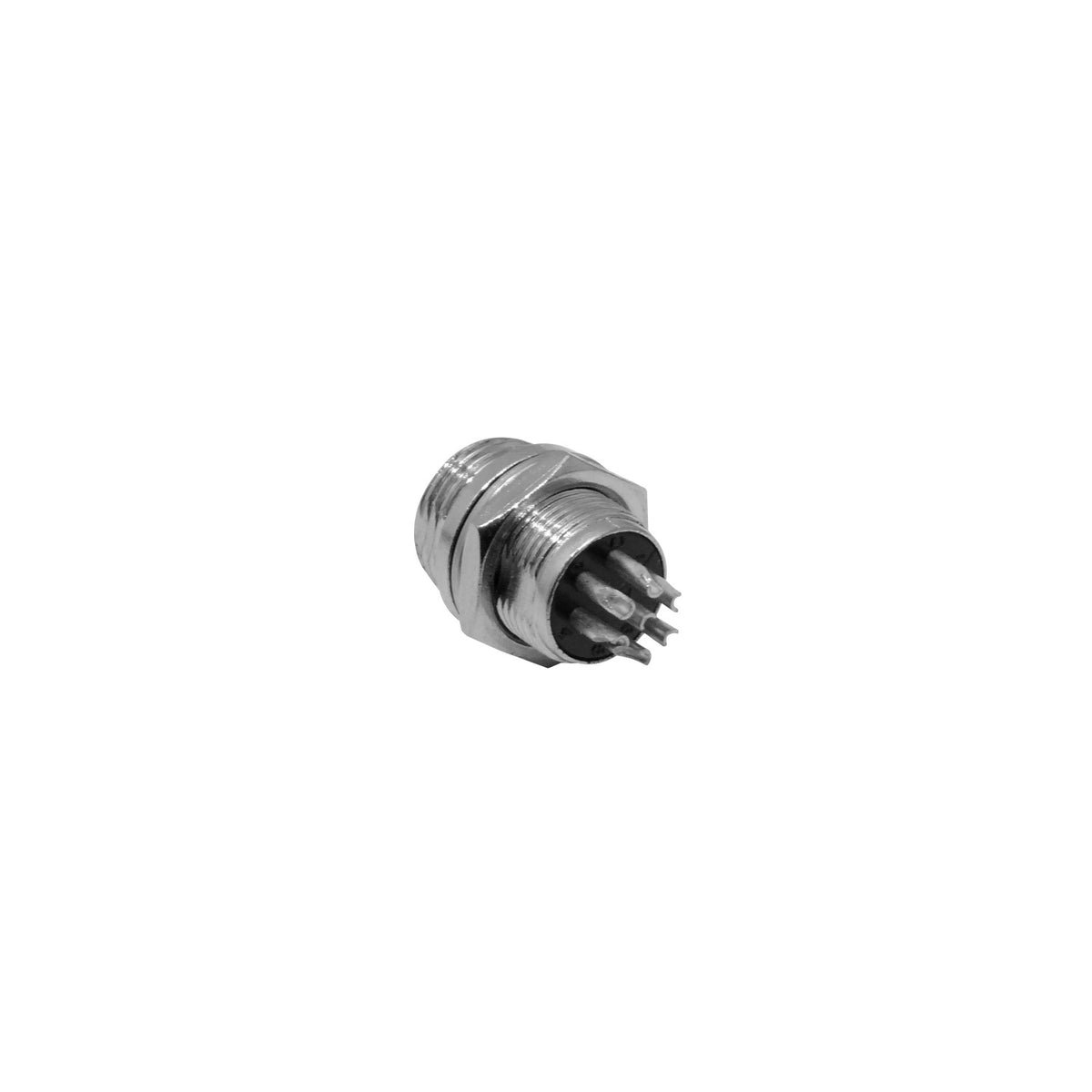 GX12MC-7 Conector de panel macho 7 contactos tipo aviación GX12 soldable
