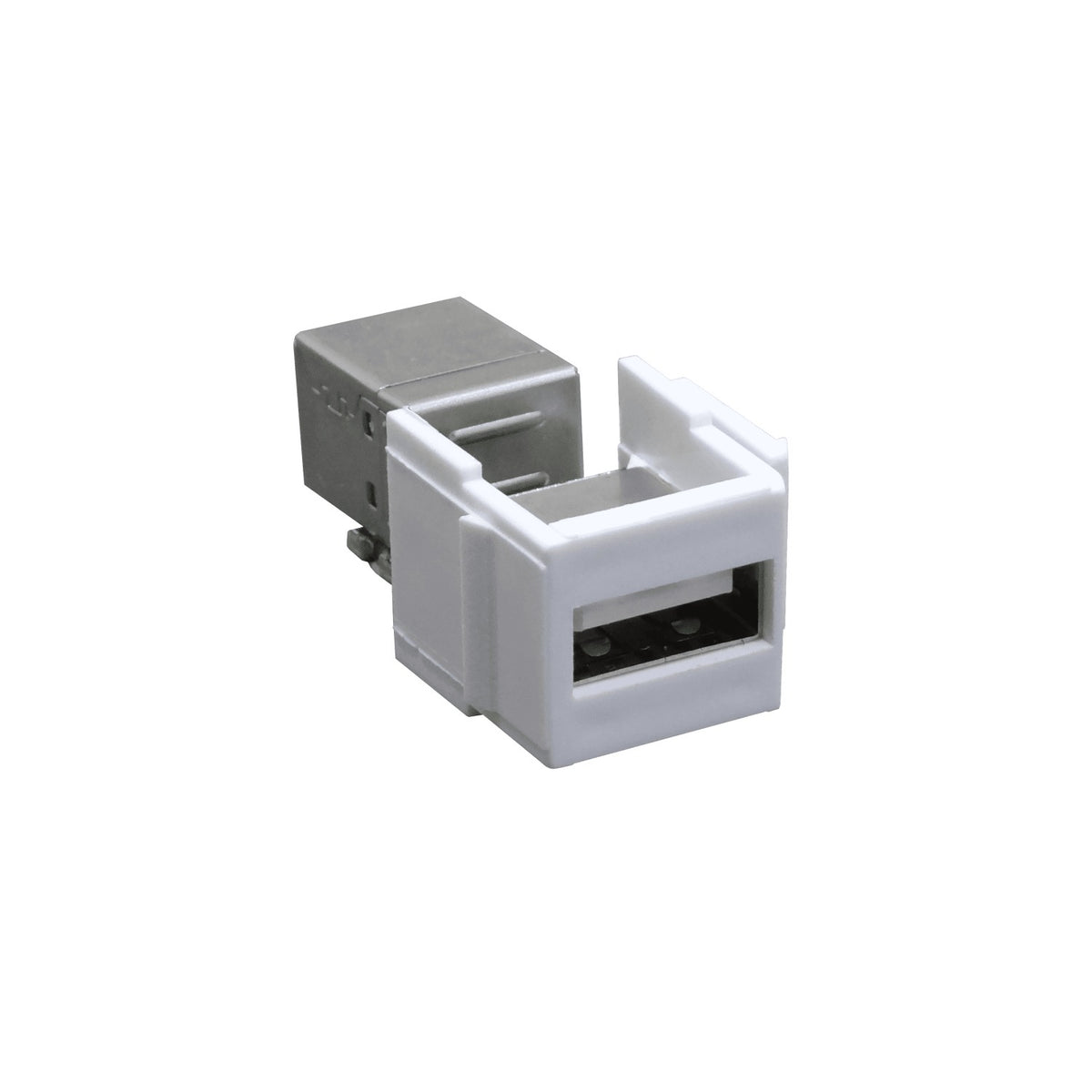 KUAB Acoplador Keystone Hembra A-B USB-USB Hembra A-Pasante