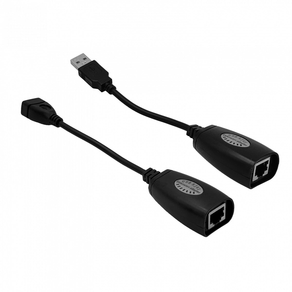 USBEXUTP2. Extensor de USB 2.0 por cable UTP Cat5e/Cat6 hasta 45 metros, conector A macho a A hembra