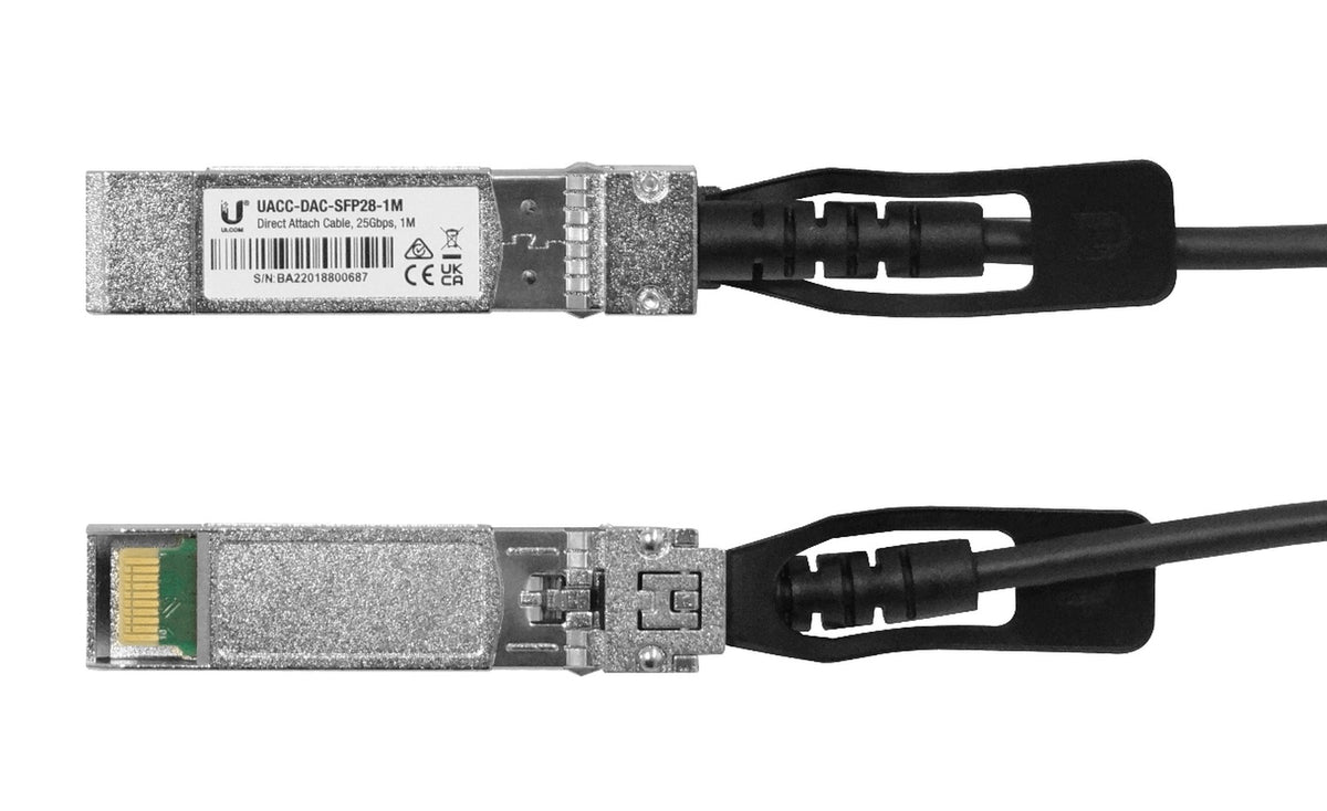UD2-1. UI 1 metro SFP28 25Gbps Cable Directo de Cobre UACC-DAC-SFP28-1M UACC-DAC-SFP28-1M UBIQUITI