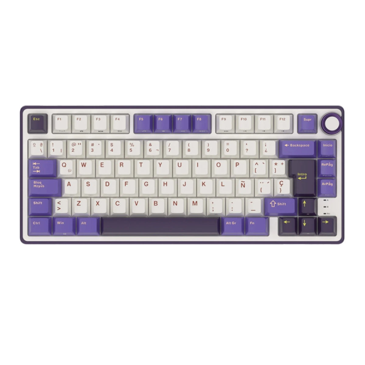 Teclado Electromecánico RK R75 Distribución Española 75% Blackberry – Royal Kludge