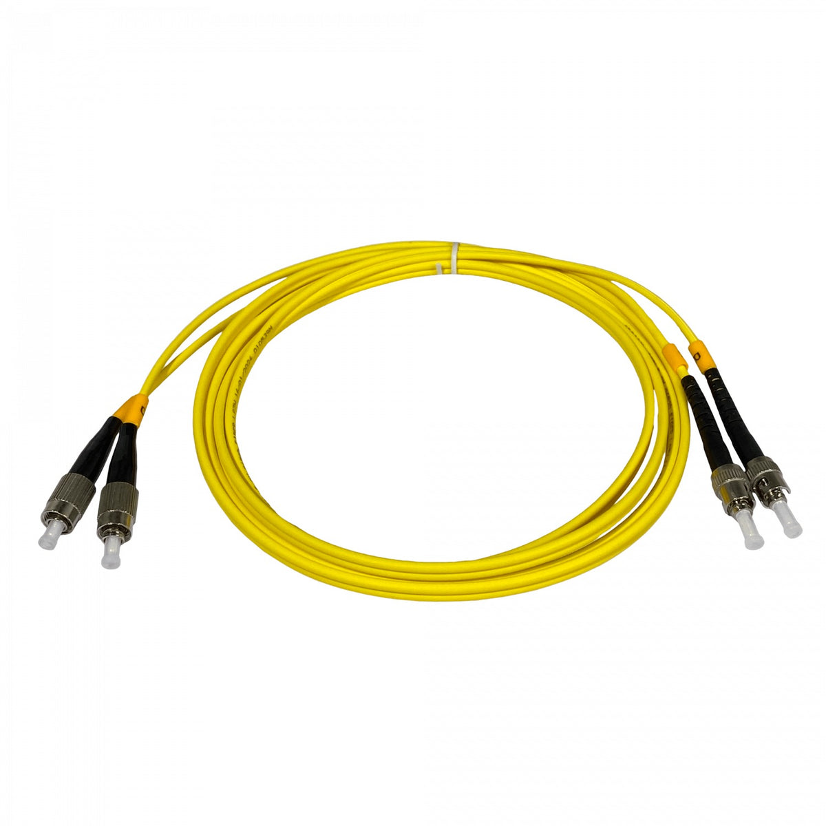 JFSTF2 Latiguillo de Fibra Óptica Monomodo Dúplex ST a FC 2 Metros 3.0mm 9/125µm LSZH