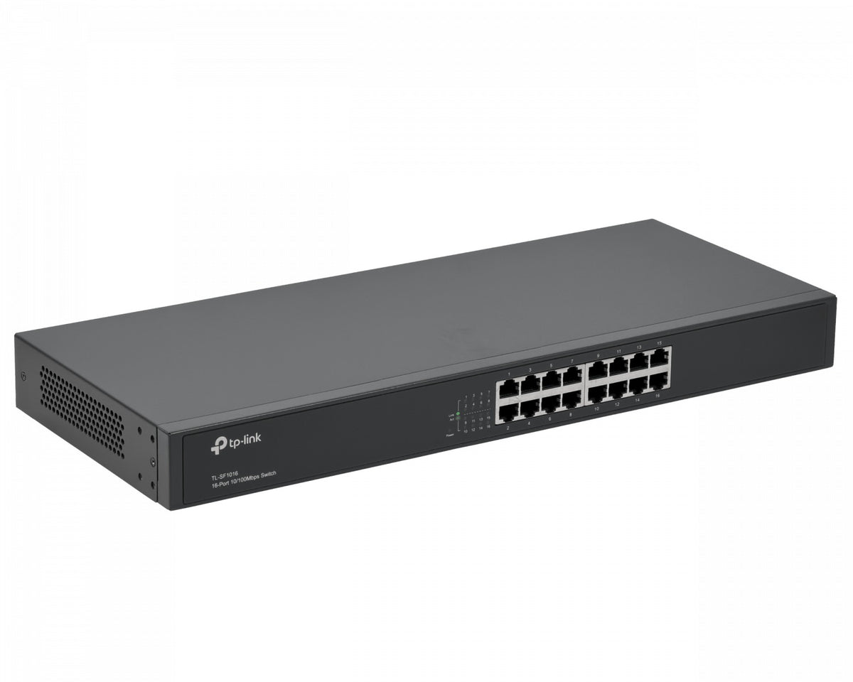 TL-SF1016 TP-LINK 16-100 Conmutador no-Administrable Rack 10/100