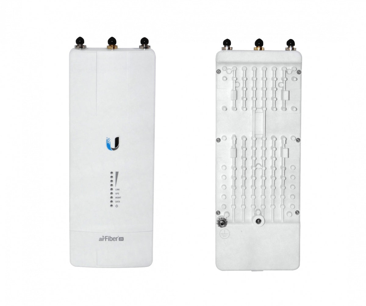 AF-2X. Interfaz de usuario 2,4-2,5GHz 2 conectores RP-SMA hembra 1 conector SMA hembra/GPS 1-1000 1 puerto de gestión 500Mbps 200km AF-2X-EU. UBIQUITI
