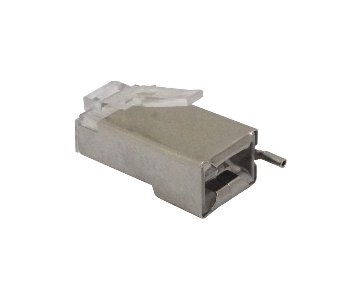 TC-CON-10 Paquete de 10 Conectores UI TOUGH STP RJ45 Macho con Pin de Tierra.