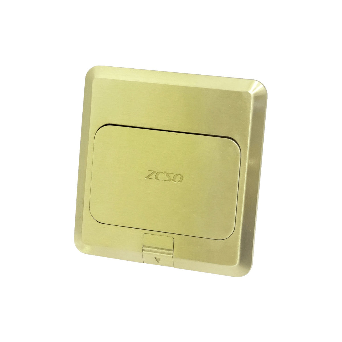 RST-6P 6-Conectores-RJ45-Hembra Caja de Superficie Abatible Metálica 100x100x55mm Cubierta-120x120mm
