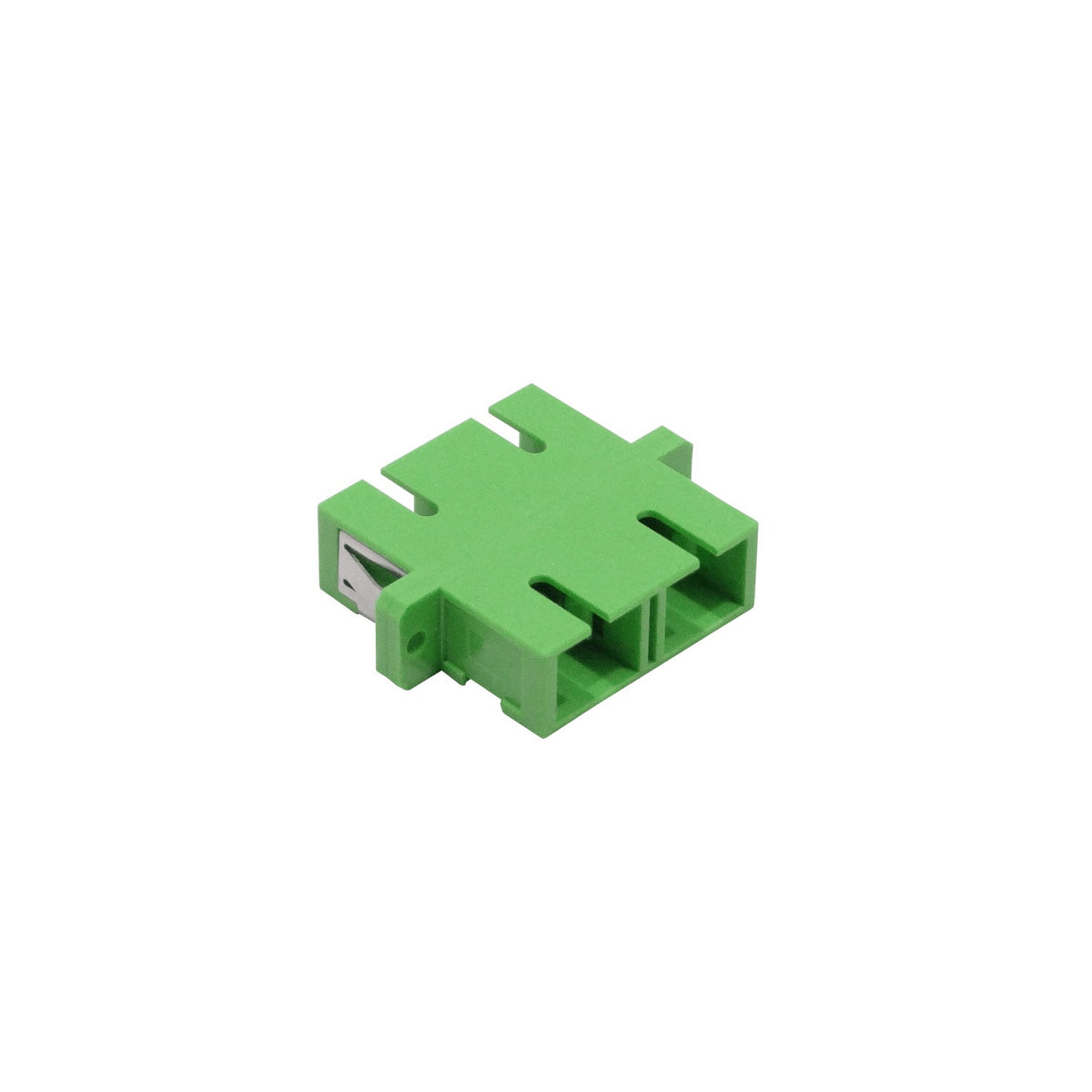 FASCDA SC-SC Verde/APC SM DX-Duplex Acoplador de Fibra Adaptador para Panel-Frontal/Caja