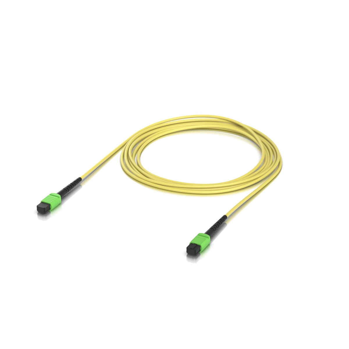 JFSMM3U. Cable puente de fibra óptica UI de 3 metros MPO-MPO 12 fibras Tipo-B monomodo SM con cubierta LSZH UACC-OFC-SA-MPMP-3M-10 UBIQUITI