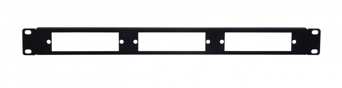 1U-3P Panel Placa 1U Rack para 3 Módulos 130mm CL/TF/KEY/MPO/CASETE