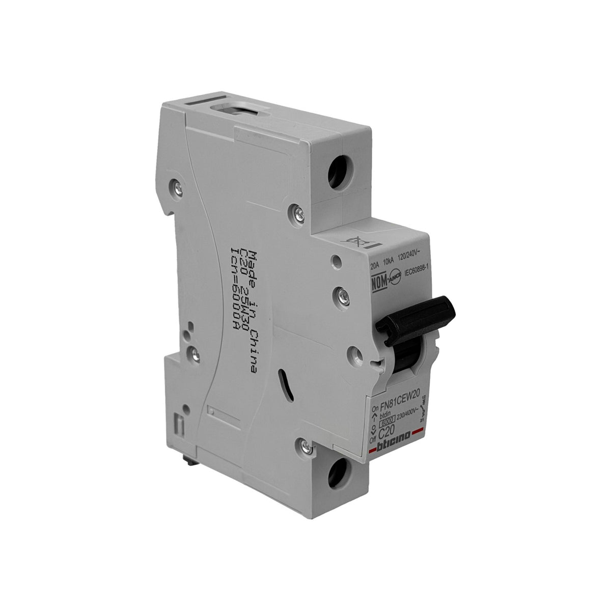 AUTOMATICO-20A Unipolar 20A 10kA 230/400V Interruptor Automatico Termomagnetico C20
