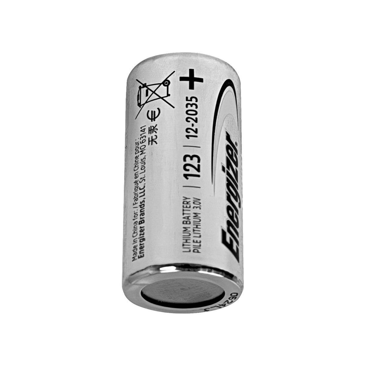 CR123A 16x32mm Batería de Litio 3V No Recargable x favor recicle devolviendo a LK