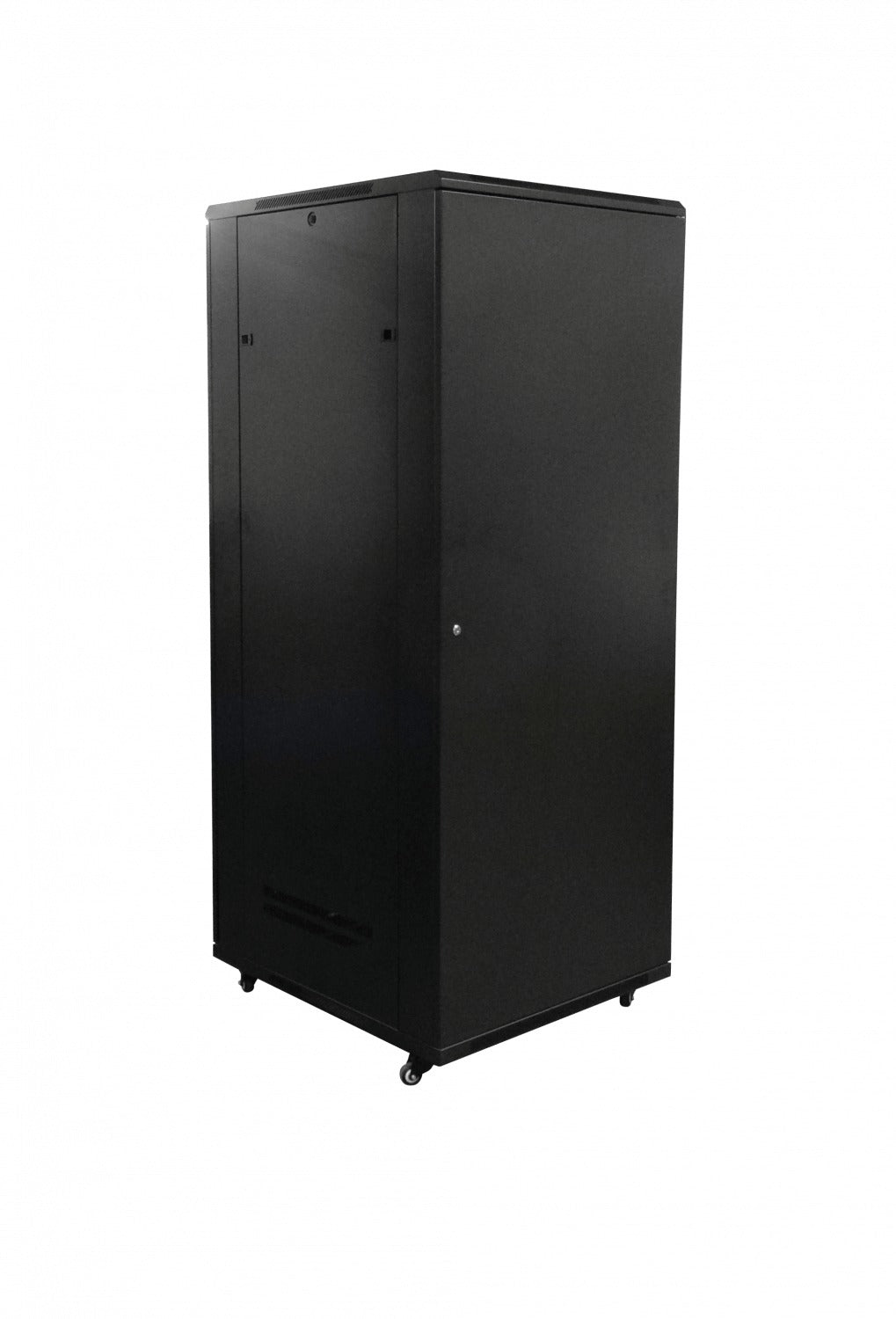 RK42-9P8L LINKMADE Armario Rack 42 Unidades 800mm Ancho 900mm Profundidad Negro con 2 Guía-Cables Verticales