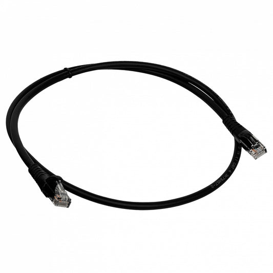 CP6N-10L LINKMADE 1MT CAT6 NEGRO LSZH LATIGUILLO DE RED MOLDEADO MULTIFILAR