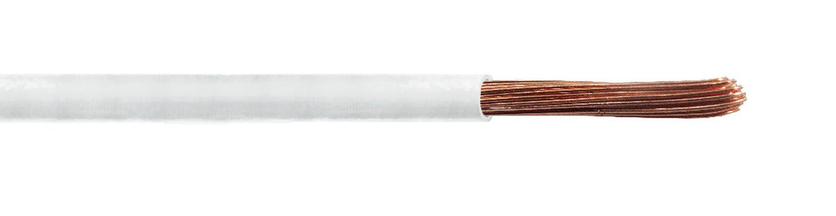 HZ25W EVA H07Z-1 2,5MM Cable Eléctrico Multifilar Libre de Halógenos Blanco 100 metros 750V Brasil