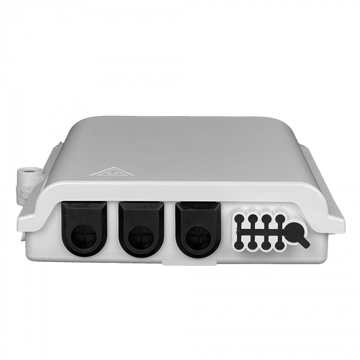 BOX-2-8C 8-Manguito-no-incluido 8-CL-Rect IP65 Caja Blanco-Invierno Fibra NAP