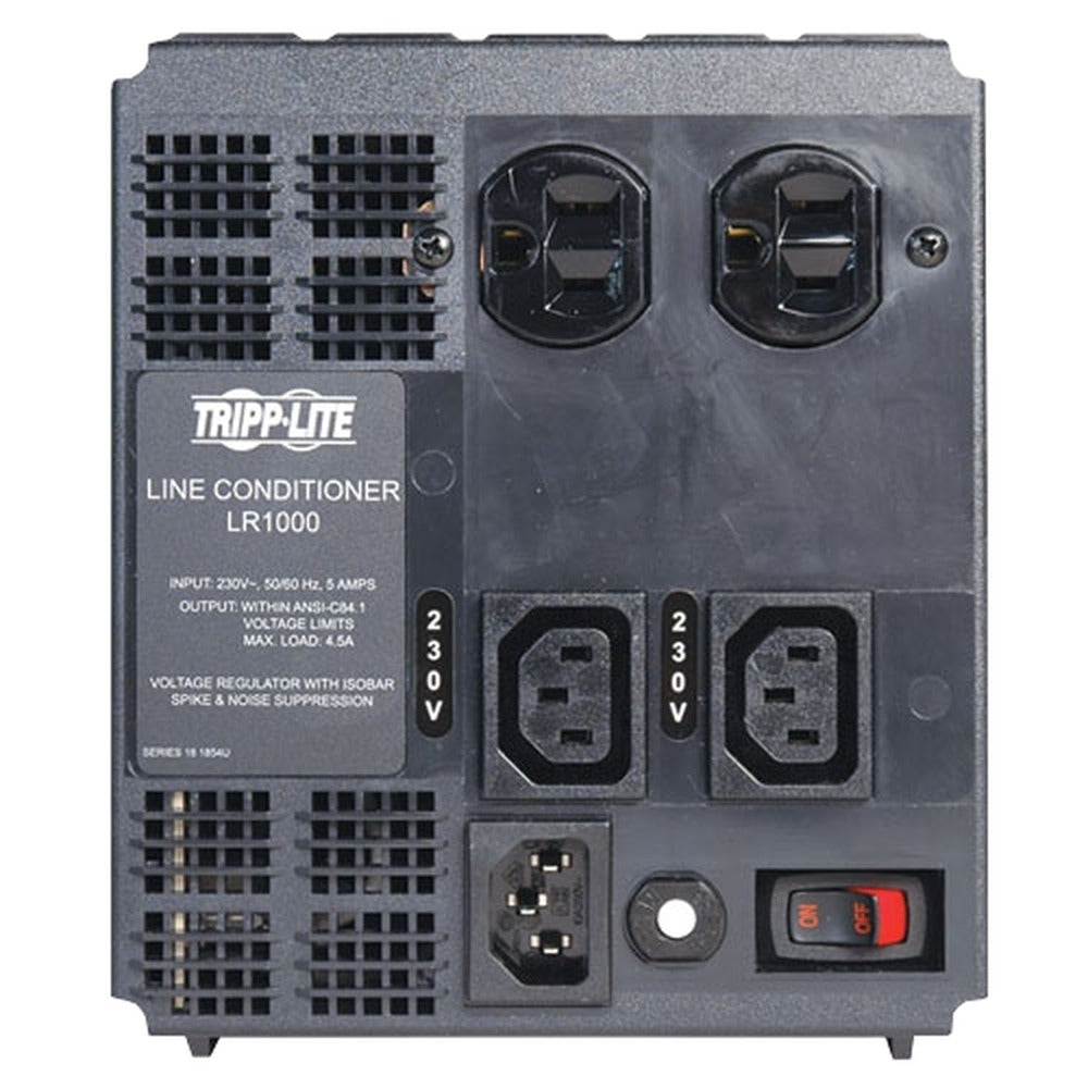 LR1000 TRIPPLITE 1000W Estabilizador de Voltaje 4-Tomas C13 174-280VAC Tensión