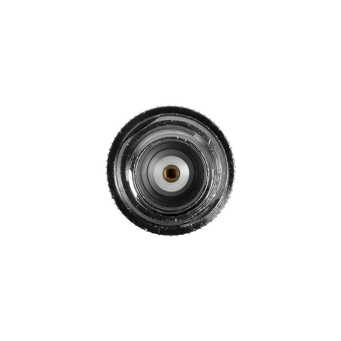 NMTH Adaptador coaxial de conexión recta, conector N-Macho a TNC-Hembra vista 3