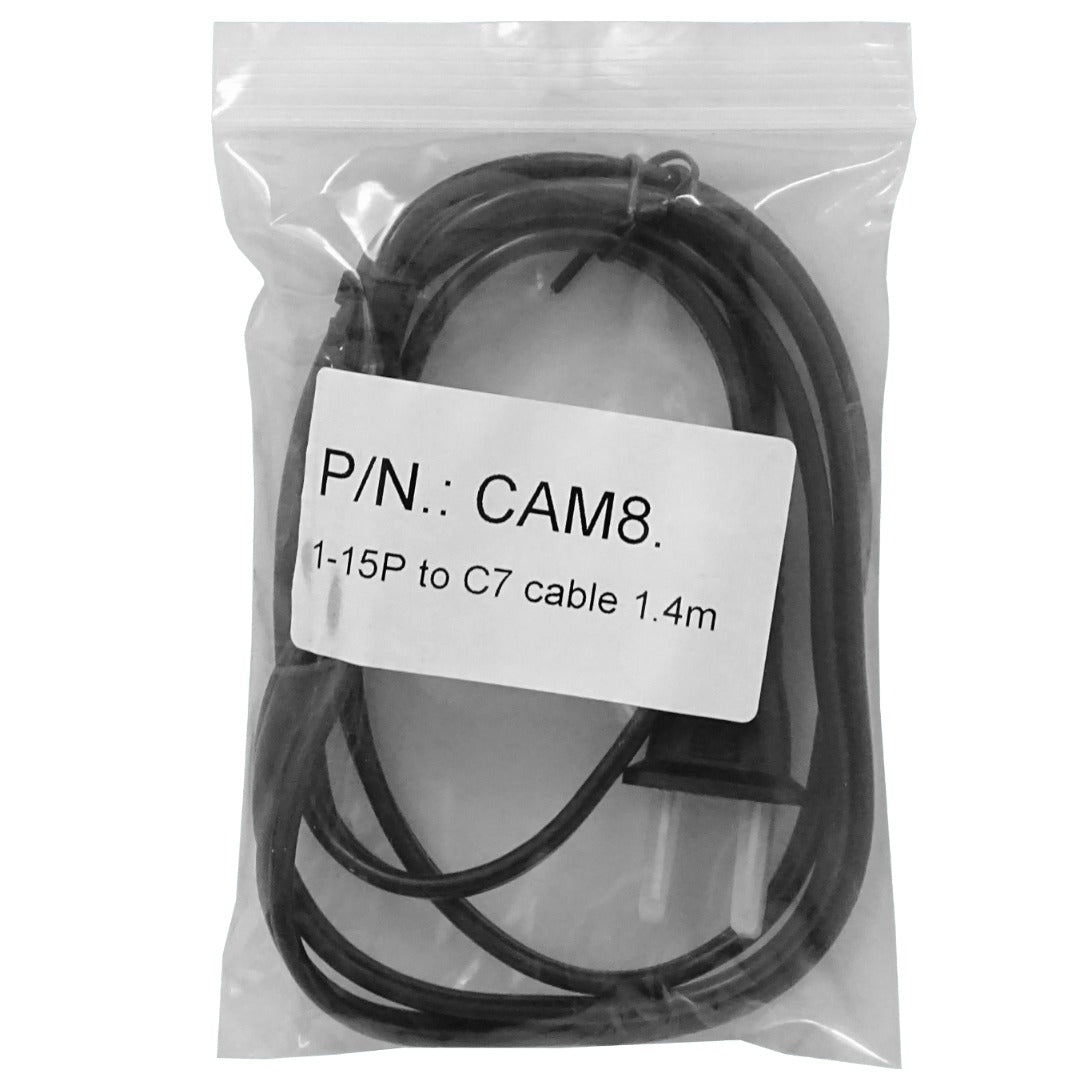 CAM8 Macho-Americano a Hembra-Tipo-8-C7 Cable de Alimentación 1,4 metros 140cm sin-Tierra