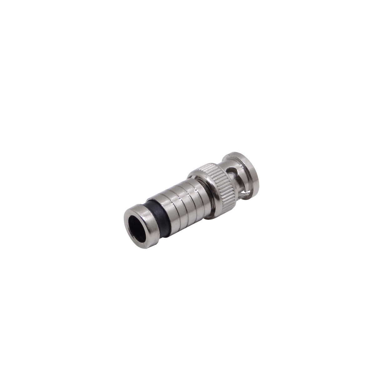 BM-N59 Conector de compresión BNC macho para cable RG59, paquete de 4 unidades, tipo empuje