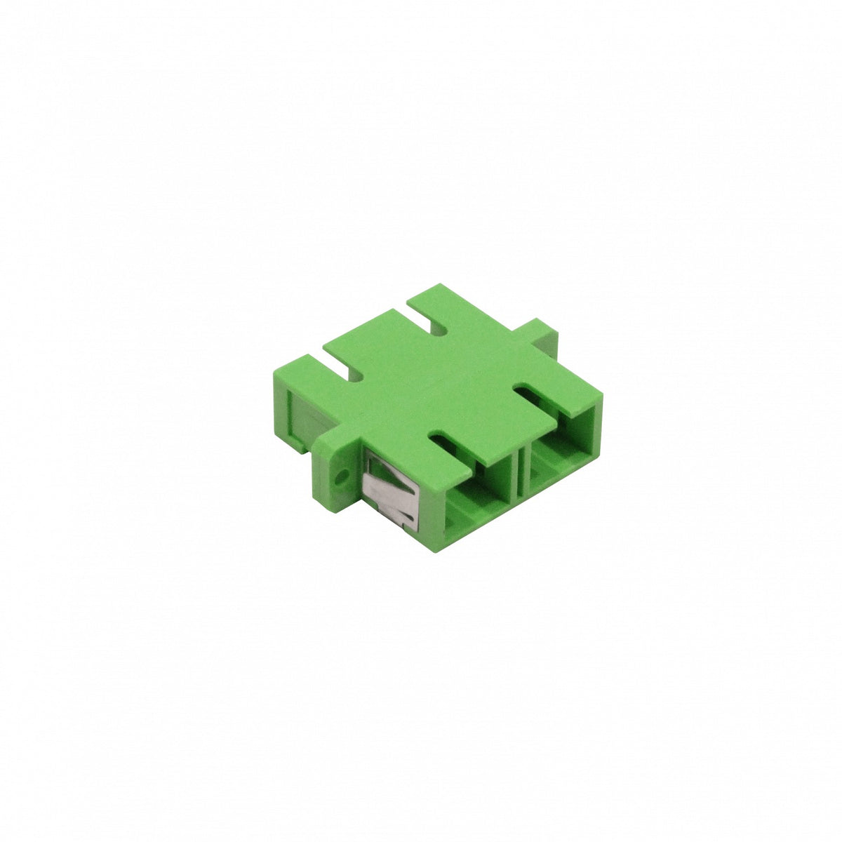FASCDA SC-SC Verde/APC SM DX-Duplex Acoplador de Fibra Adaptador para Panel-Frontal/Caja