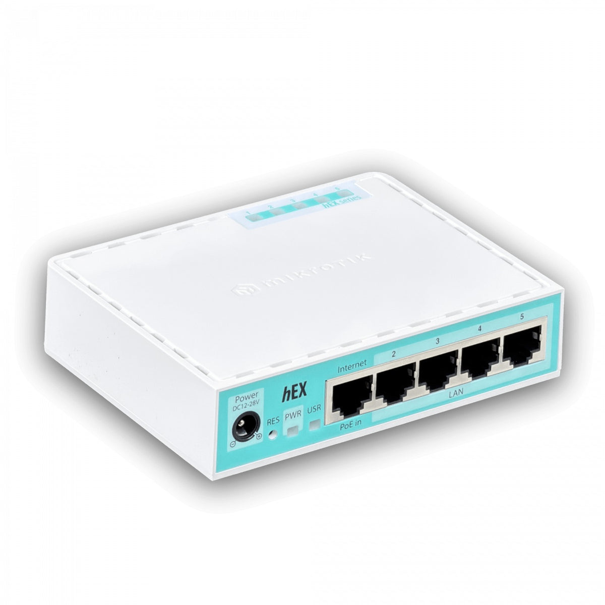 HEX MIKROTIK 880MHz-Dual 256mb 5-1000 mSD USB L4 CajaPlas inc-24V RB750Gr3