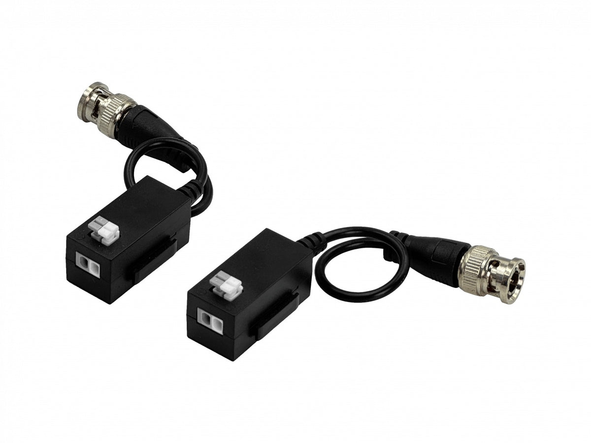 BALUN-HD DAHUA 2MP Video Balun 1-Par Pin-Push CAT5E/6 Pasivo CCTV BNC-Macho